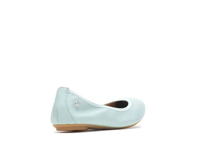 Flats and SlipOns Women Hush Puppies Chaste Ballet Seafoam Leather Flats and SlipOns Women Hush Puppies Chaste Ballet Seafoam Leather