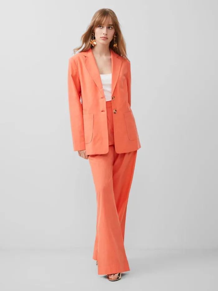 French Connection Coats and Jackets Alania Blazer Coral 8211 Woman
