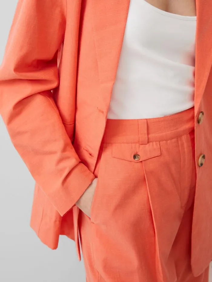 French Connection Coats and Jackets Alania Blazer Coral 8211 Woman
