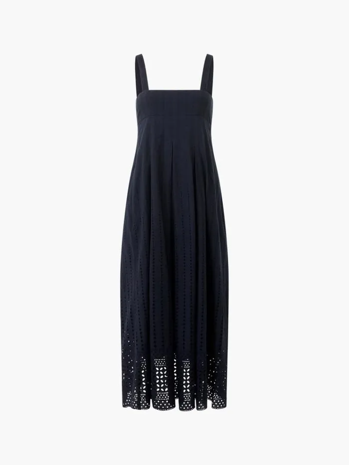 French Connection Dresses Abana Biton Broiderie Dress Black 8211 Woman