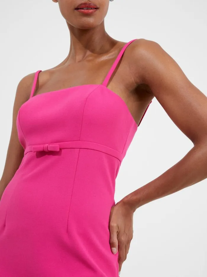 French Connection Dresses Whisper Ruth Bow Mini Dress Fuchsia 8211 Woman