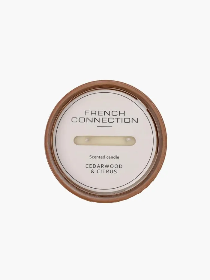 French Connection Home Accessories Cedarwood and Citrus Artisan 425g Candle Cedarwoodcitrus 8211 Home