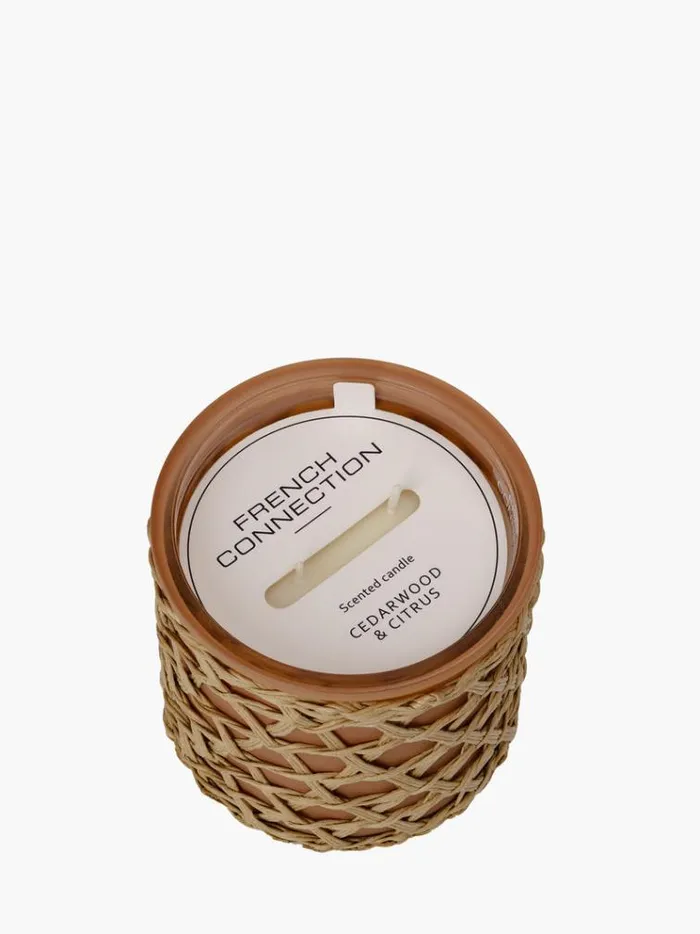 French Connection Home Accessories Cedarwood and Citrus Artisan 425g Candle Cedarwoodcitrus 8211 Home