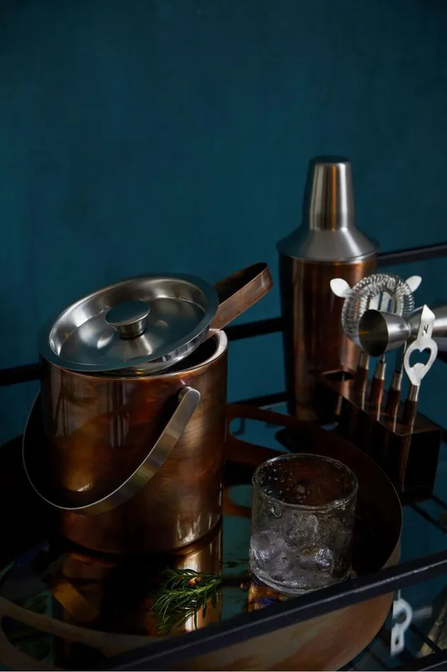 French Connection Home Accessories Galaxy 5 Piece Cocktail Set Bronze 8211 Home