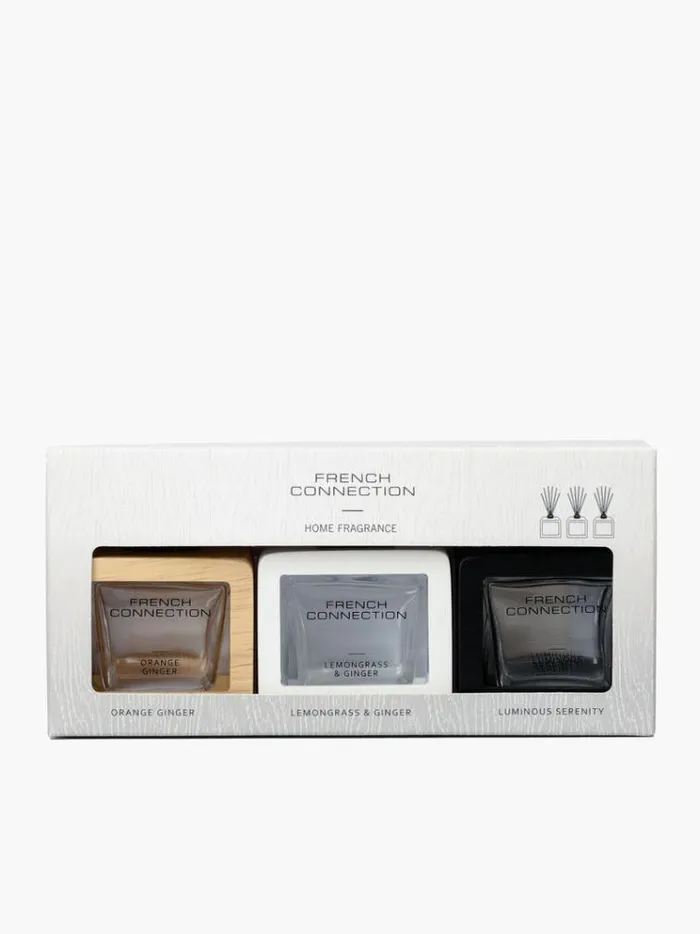 French Connection Home Accessories Signature Diffuser Set Of 3 Natural 8211 Home