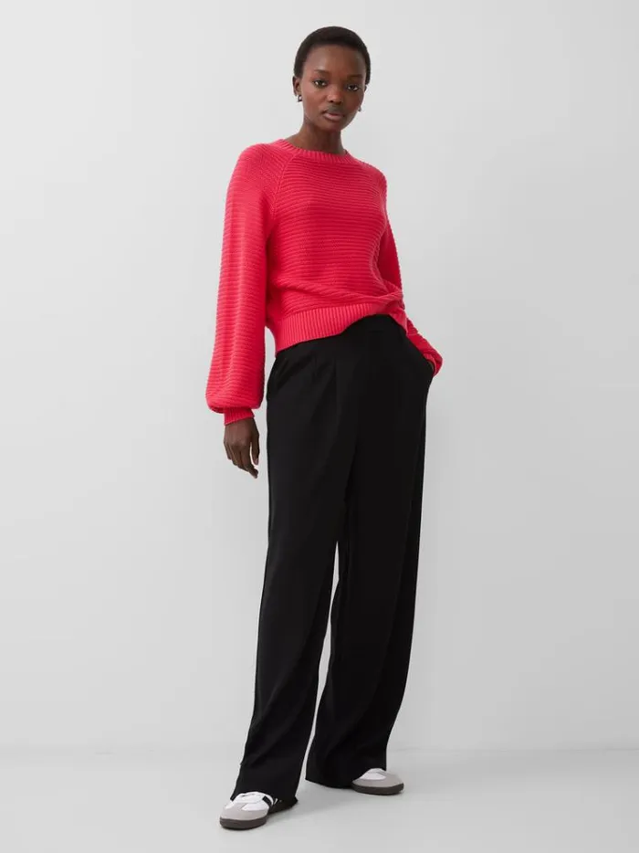 French Connection Jumpers and Cardigans Lily Mozart Jumper Raspberry Sorbet 8211 Woman