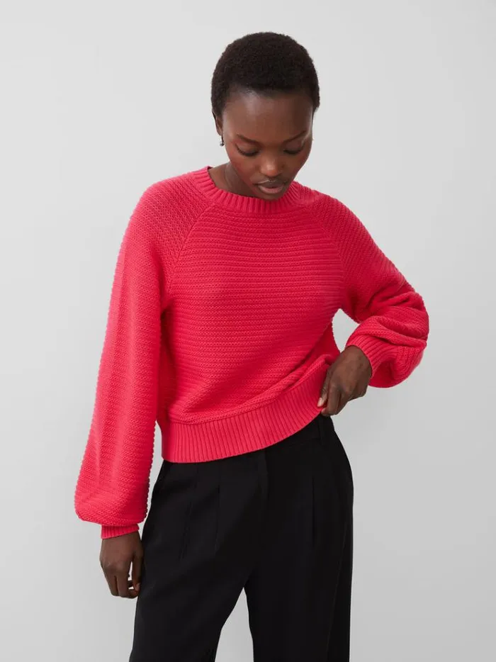 French Connection Jumpers and Cardigans Lily Mozart Jumper Raspberry Sorbet 8211 Woman