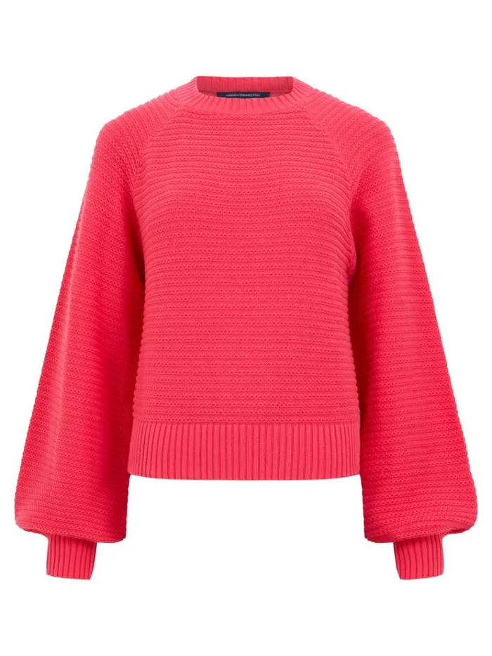 French Connection Jumpers and Cardigans Lily Mozart Jumper Raspberry Sorbet 8211 Woman