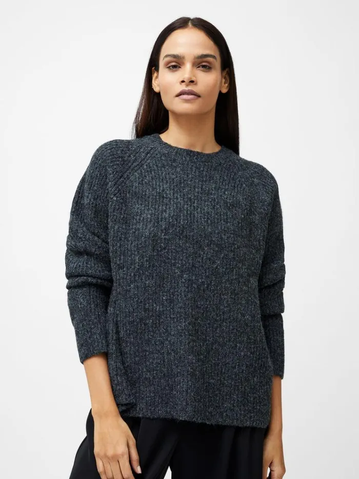 French Connection Jumpers and Cardigans Raglan Sleeve Jumper Charcoal 8211 Woman French Connection Jumpers and Cardigans Raglan Sleeve Jumper Charcoal 8211 Woman