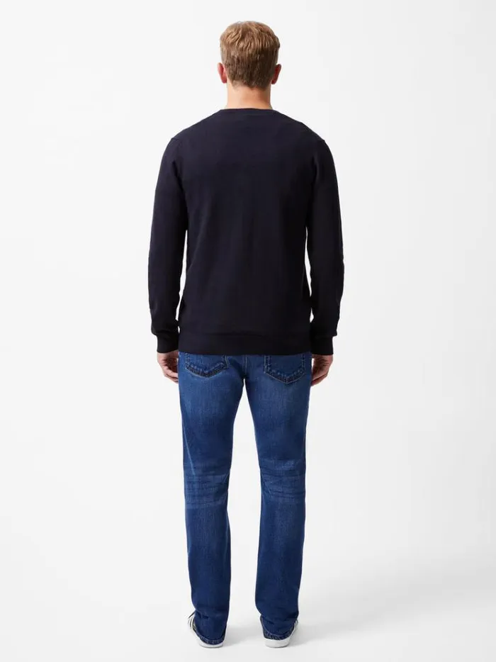 French Connection Knitwear Crew Neck Knit Jumper Navy 8211 Man
