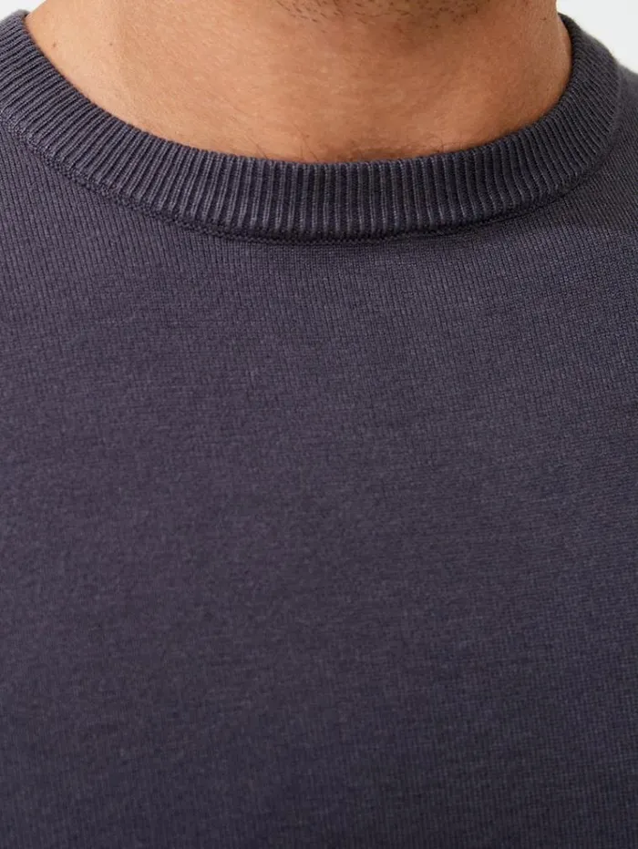 French Connection Knitwear Crew Neck Sweatshirt Forged Iron 8211 Man