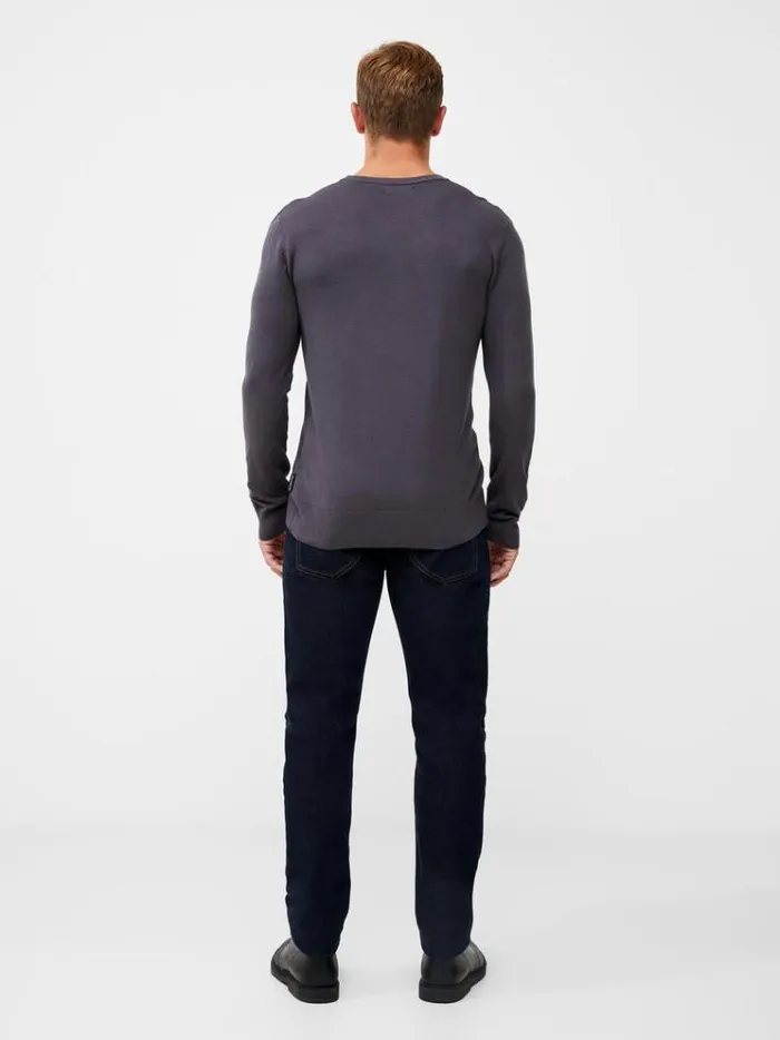 French Connection Knitwear Crew Neck Sweatshirt Forged Iron 8211 Man