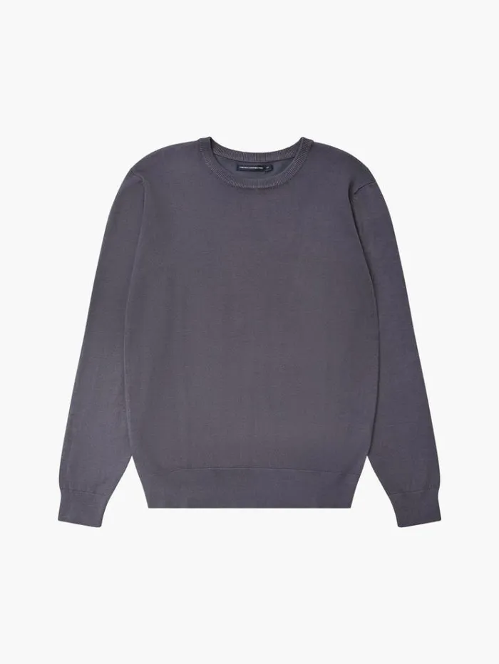 French Connection Knitwear Crew Neck Sweatshirt Forged Iron 8211 Man