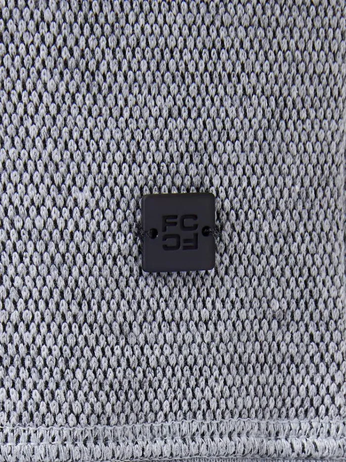 French Connection Knitwear Textured Crew Sweatshirt Grey 8211 Man