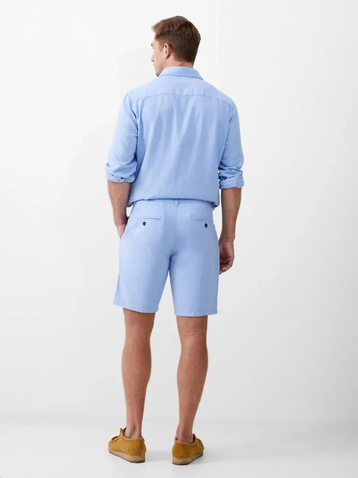 French Connection Shorts Soft Tailored Shorts Light Blue 8211 Man