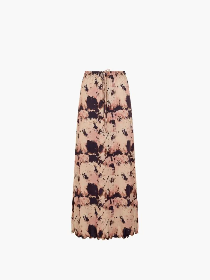 French Connection Skirts and Shorts Riya Ava Midi Skirt Mochachocolate Mult 8211 Woman