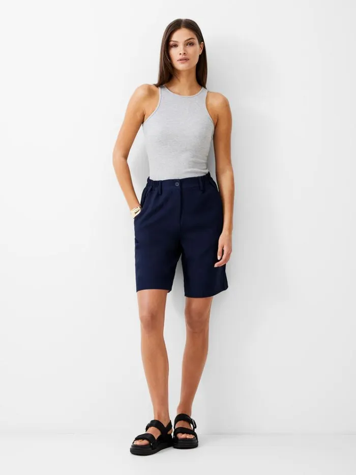 French Connection Skirts and Shorts Tailored Shorts Dk Navy 8211 Woman