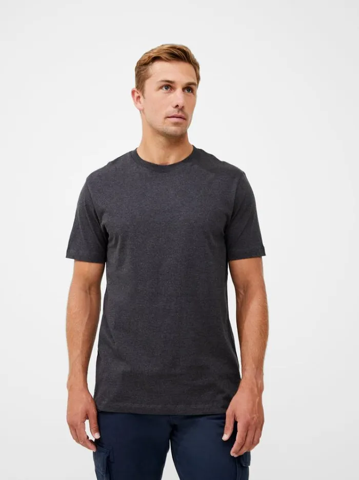French Connection TShirts and Polo Shirts Organic Cotton Classic TShirt Charcoal Mel 8211 Man French Connection TShirts and Polo Shirts Organic Cotton Classic TShirt Charcoal Mel 8211 Man