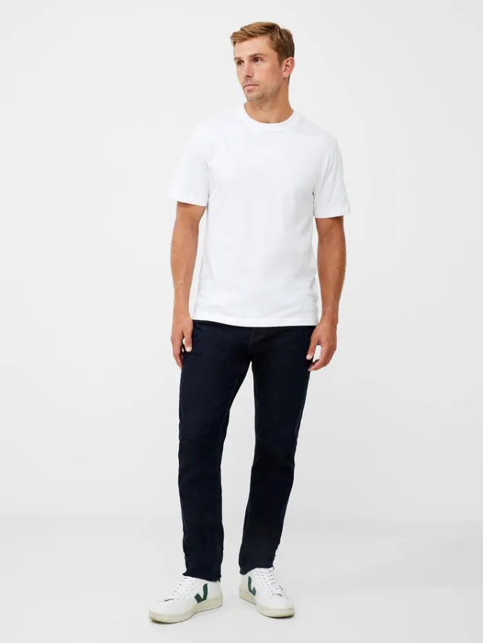 French Connection TShirts and Polo Shirts Organic Cotton Classic TShirt Linen White 8211 Man