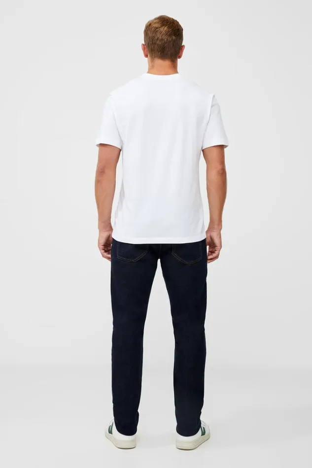 French Connection TShirts and Polo Shirts Organic Cotton Classic TShirt Linen White 8211 Man
