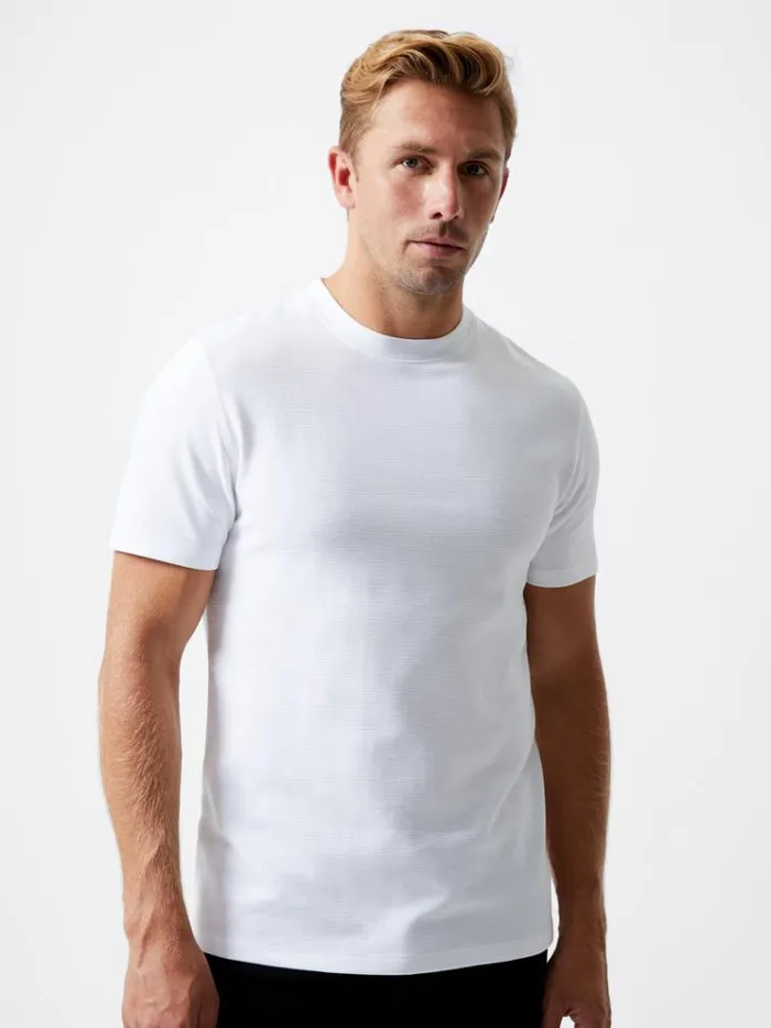 French Connection TShirts and Polo Shirts Ottoman Crew Neck TShirt White 8211 Man French Connection TShirts and Polo Shirts Ottoman Crew Neck TShirt White 8211 Man
