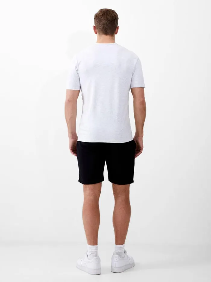 French Connection TShirts and Polo Shirts Short Sleeve Stretch TShirt Lt Grey Melange 8211 Man