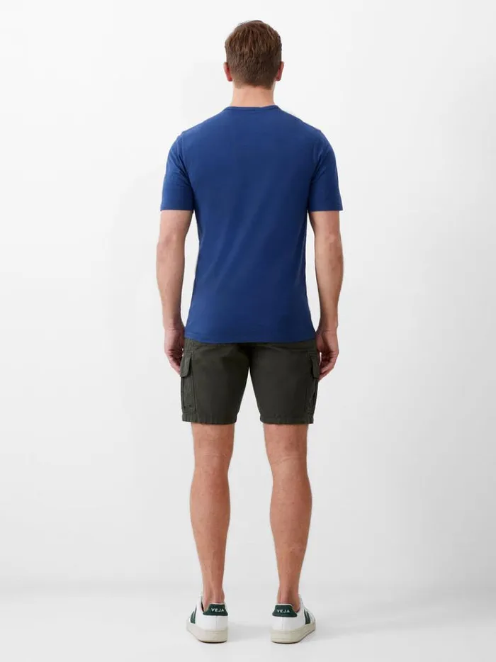 French Connection TShirts and Polo Shirts Short Sleeve Stretch TShirt Navy Mel 8211 Man