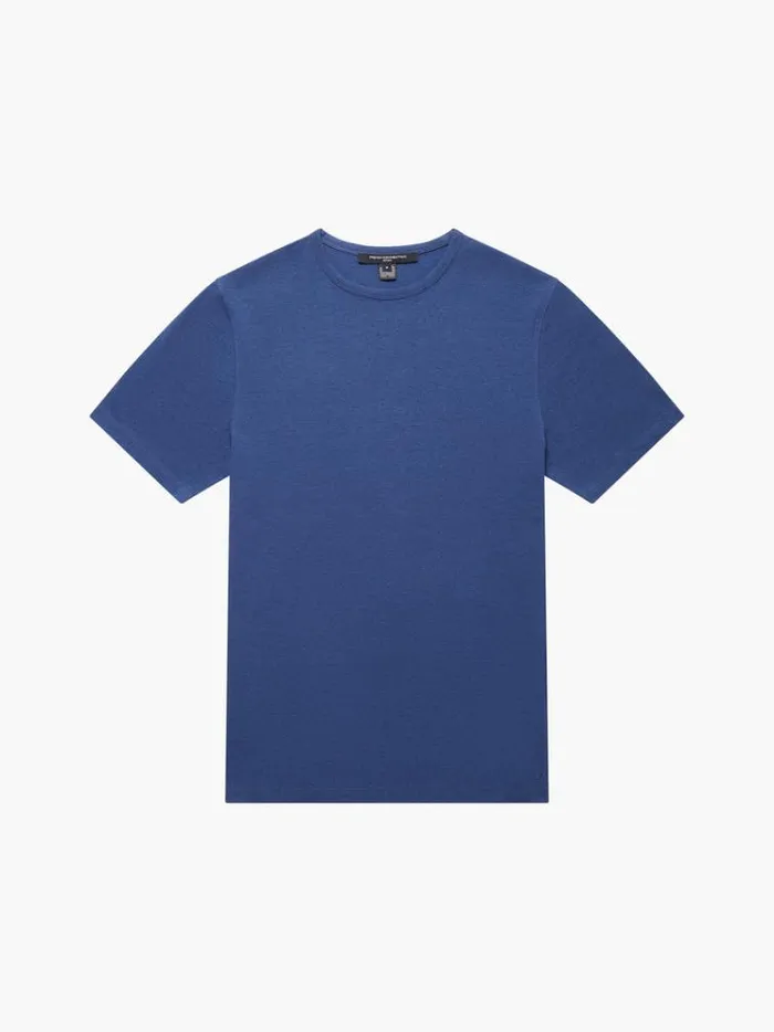French Connection TShirts and Polo Shirts Short Sleeve Stretch TShirt Navy Mel 8211 Man