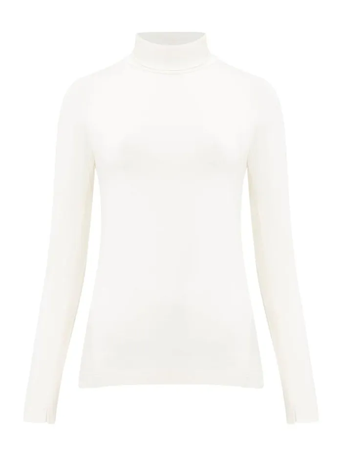 French Connection Tops Venitia Jersey Split Cuff Top Classic Cream 8211 Woman