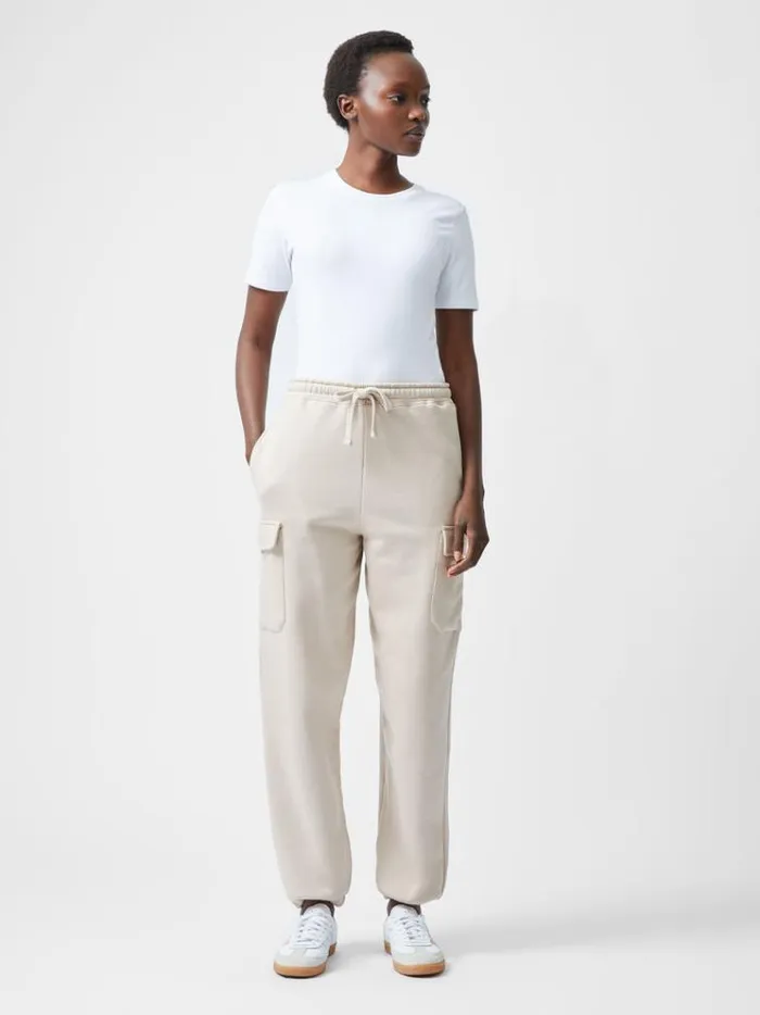 French Connection Trousers Cargo Joggers Lgt Stone 8211 Woman