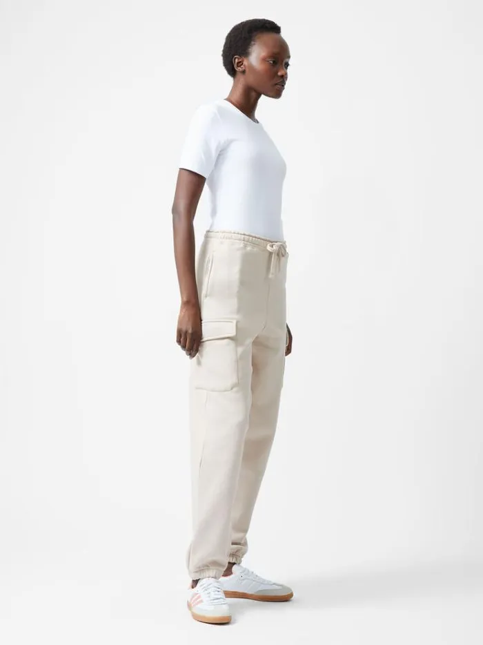 French Connection Trousers Cargo Joggers Lgt Stone 8211 Woman