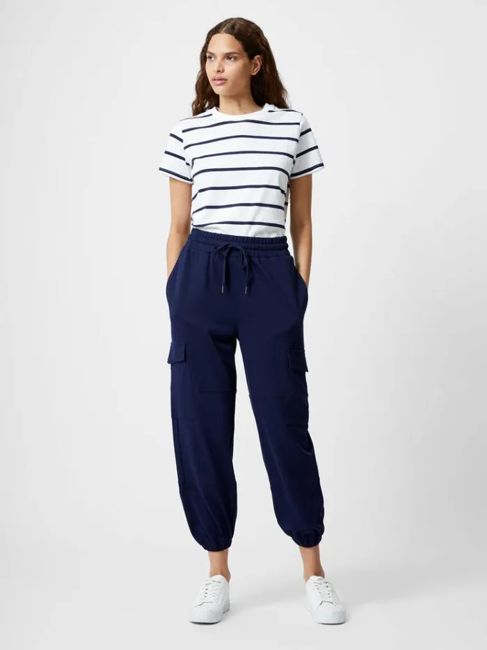 French Connection Trousers Combat Joggers Midnight 8211 Woman