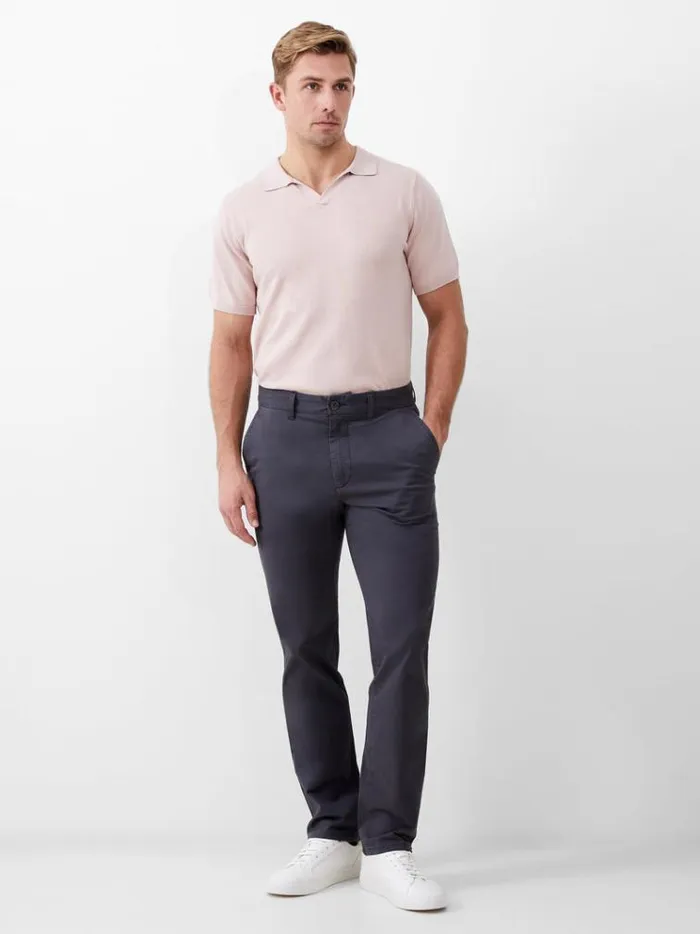 French Connection Trousers Stretch Chino Trousers Charcoal 8211 Man