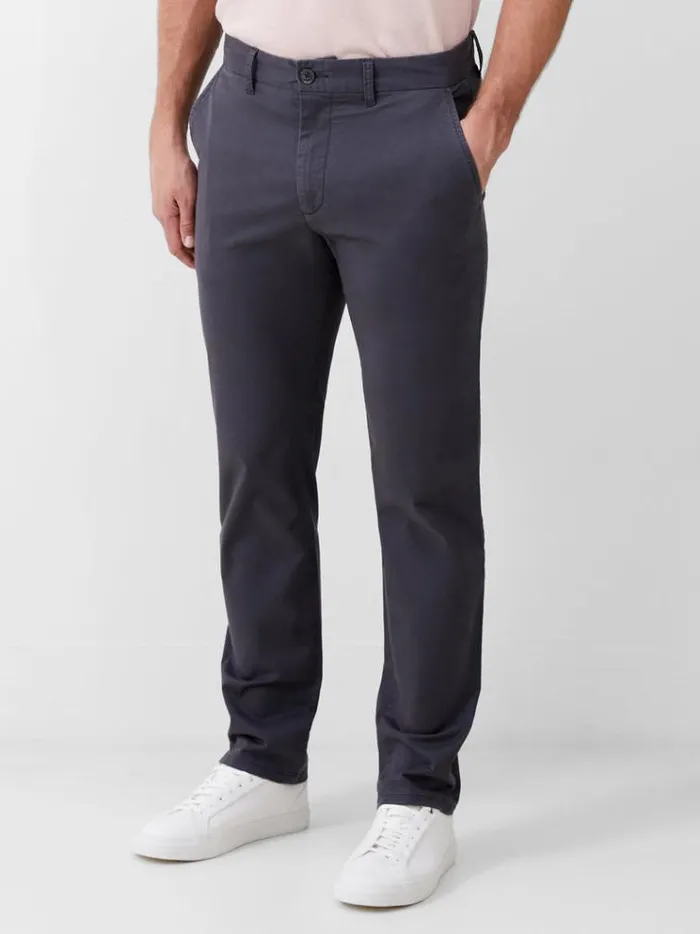 French Connection Trousers Stretch Chino Trousers Charcoal 8211 Man