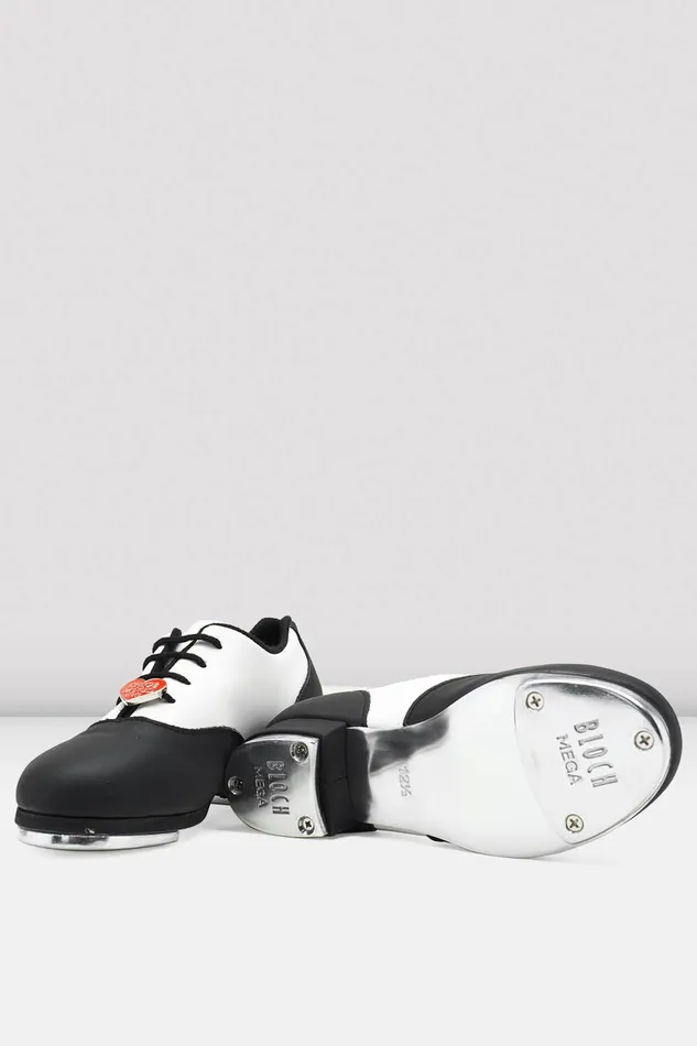 Girls Chloe And Maud Tap Shoes Black White Leather Tap Bloch Children
