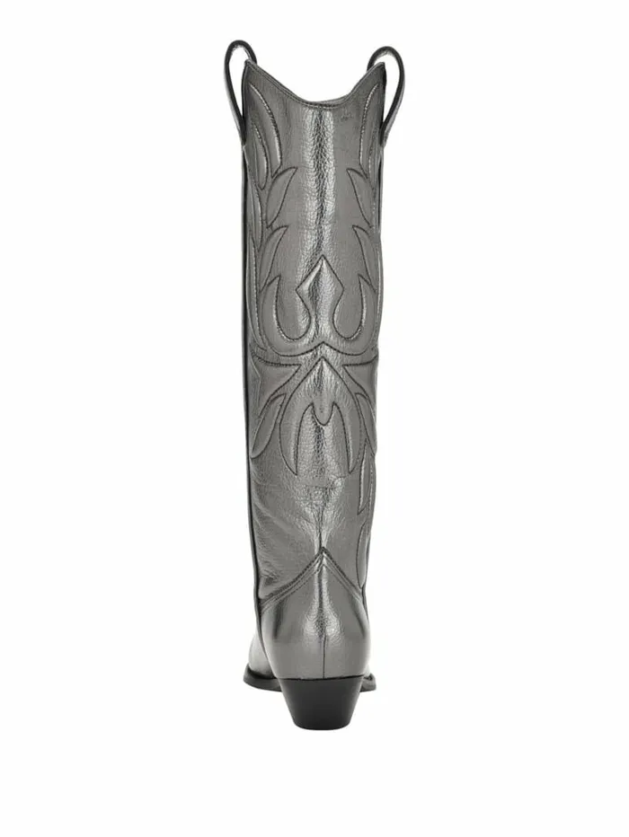 GUESS Boots and Booties Women Ginnifer KneeHigh Cowboy Boots Gunmetal GUESS Boots and Booties Women Ginnifer KneeHigh Cowboy Boots Gunmetal