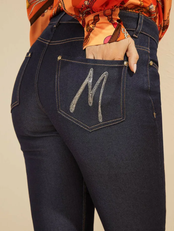 GUESS Bottoms Women Mini Flare Denim Pant Blue Rinse Wash GUESS Bottoms Women Mini Flare Denim Pant Blue Rinse Wash