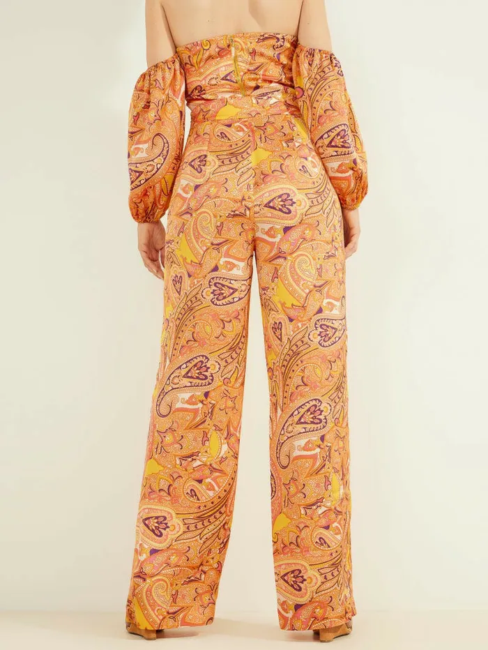 GUESS Cabo Paisley Pant Cabo Paisley Women Bottoms GUESS Cabo Paisley Pant Cabo Paisley Women Bottoms