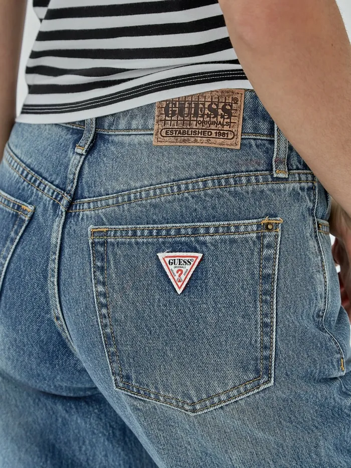 GUESS GUESS Originals Kit Straight Jeans Go Fez Medium Wash Women Jeans and Denim