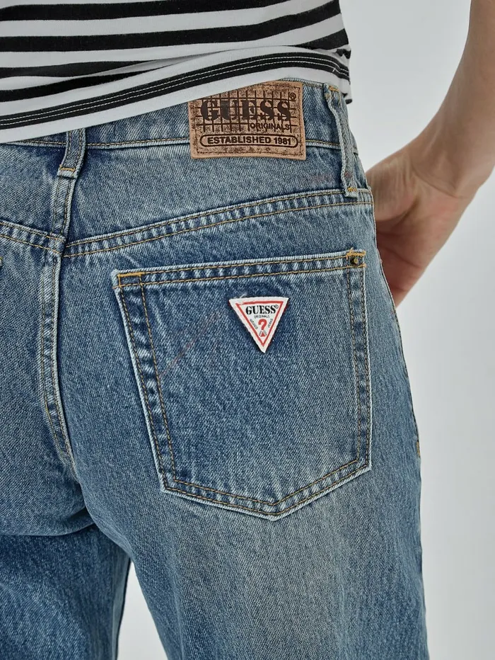 GUESS GUESS Originals Kit Straight Jeans Go Fez Medium Wash Women Jeans and Denim