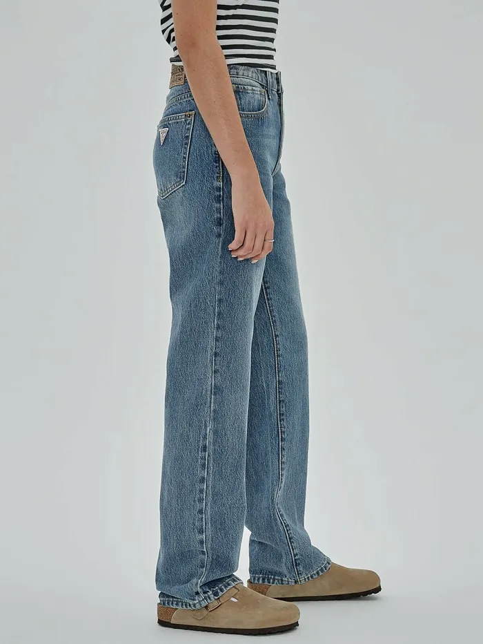 GUESS GUESS Originals Kit Straight Jeans Go Fez Medium Wash Women Jeans and Denim
