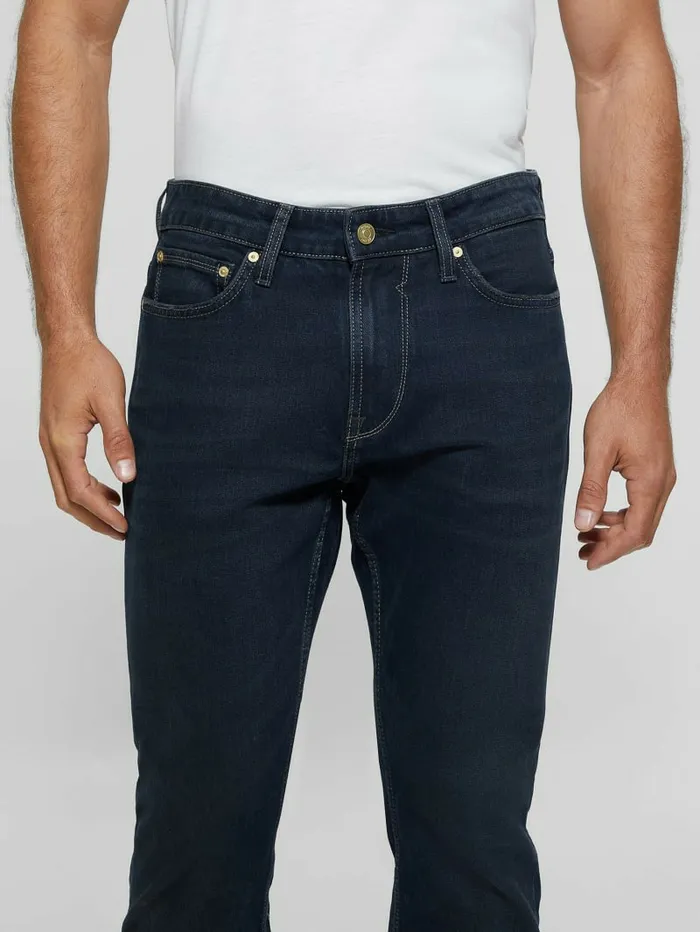 GUESS Jeans and Denim Men Straight Denim Jeans Indigo Brush GUESS Jeans and Denim Men Straight Denim Jeans Indigo Brush