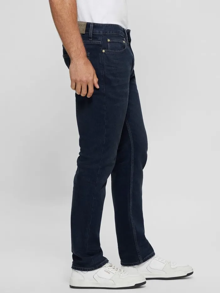 GUESS Jeans and Denim Men Straight Denim Jeans Indigo Brush GUESS Jeans and Denim Men Straight Denim Jeans Indigo Brush