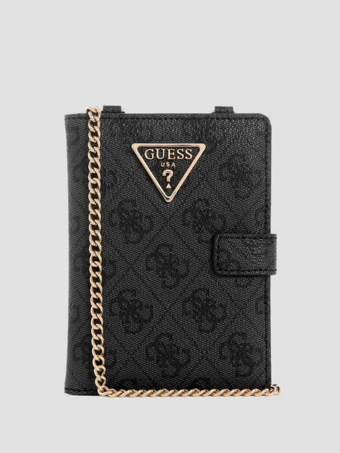 GUESS Laurel Chain Passport Case Cloud Wash WomenMen Handbags