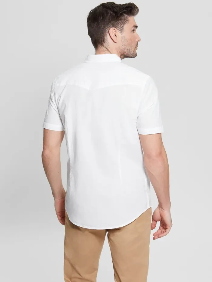 GUESS Nottingham Shirt Blanc Pur Men Shirts