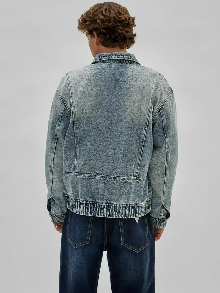 GUESS Originals Vintage Denim Jacket Originals Vintage Acid Wa Men Jackets and Coats GUESS GUESS Originals Vintage Denim Jacket Originals Vintage Acid Wa Men Jackets and Coats GUESS