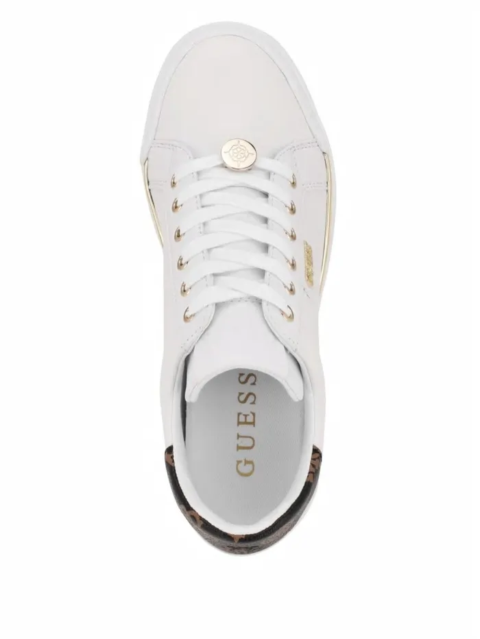 GUESS Sneakers Women Faster Hidden Wedge Sneakers Wht Floral GUESS Sneakers Women Faster Hidden Wedge Sneakers Wht Floral
