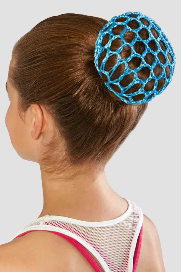 Hair Essentials Bun Cover Blue 8211 Bloch Accessories