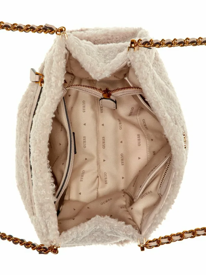 Handbags GUESS Women Maranta Small Shoulder Satchel Off White