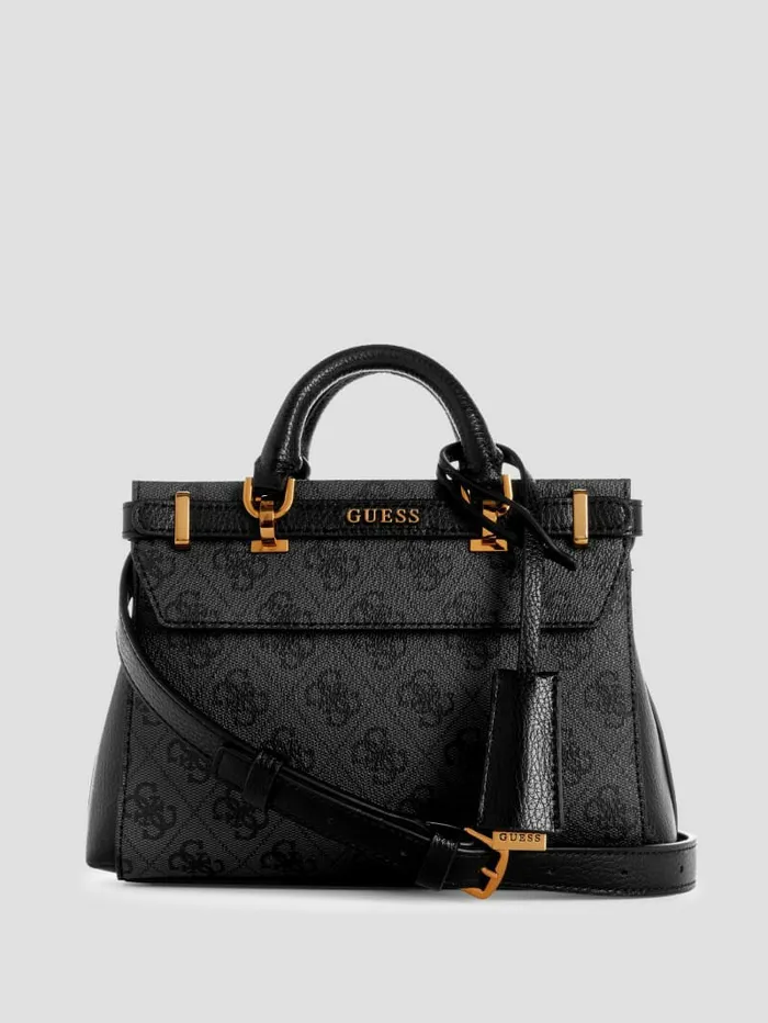 Handbags GUESS Women Sestri Quattro G Mini Satchel Cloud Wash